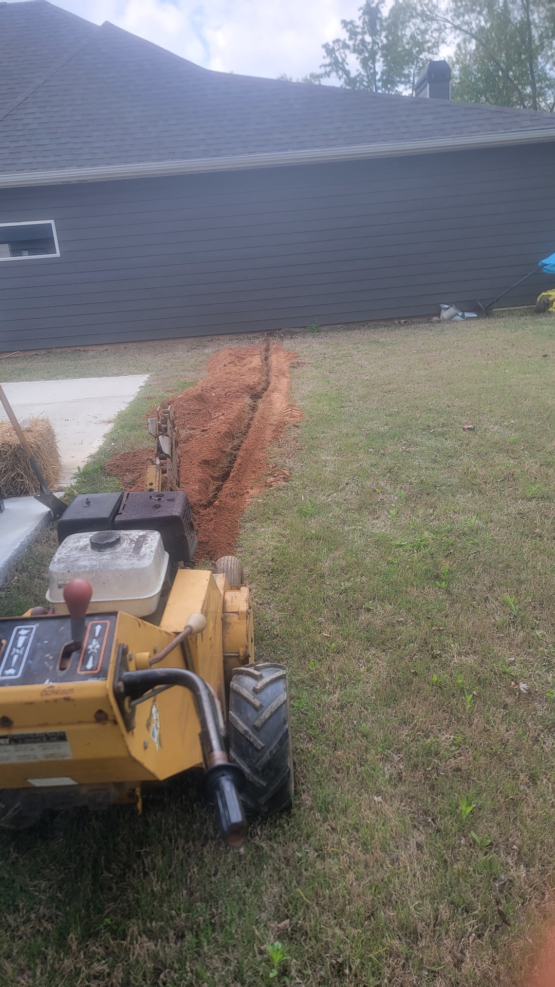Underground Electrical Conduit Installation