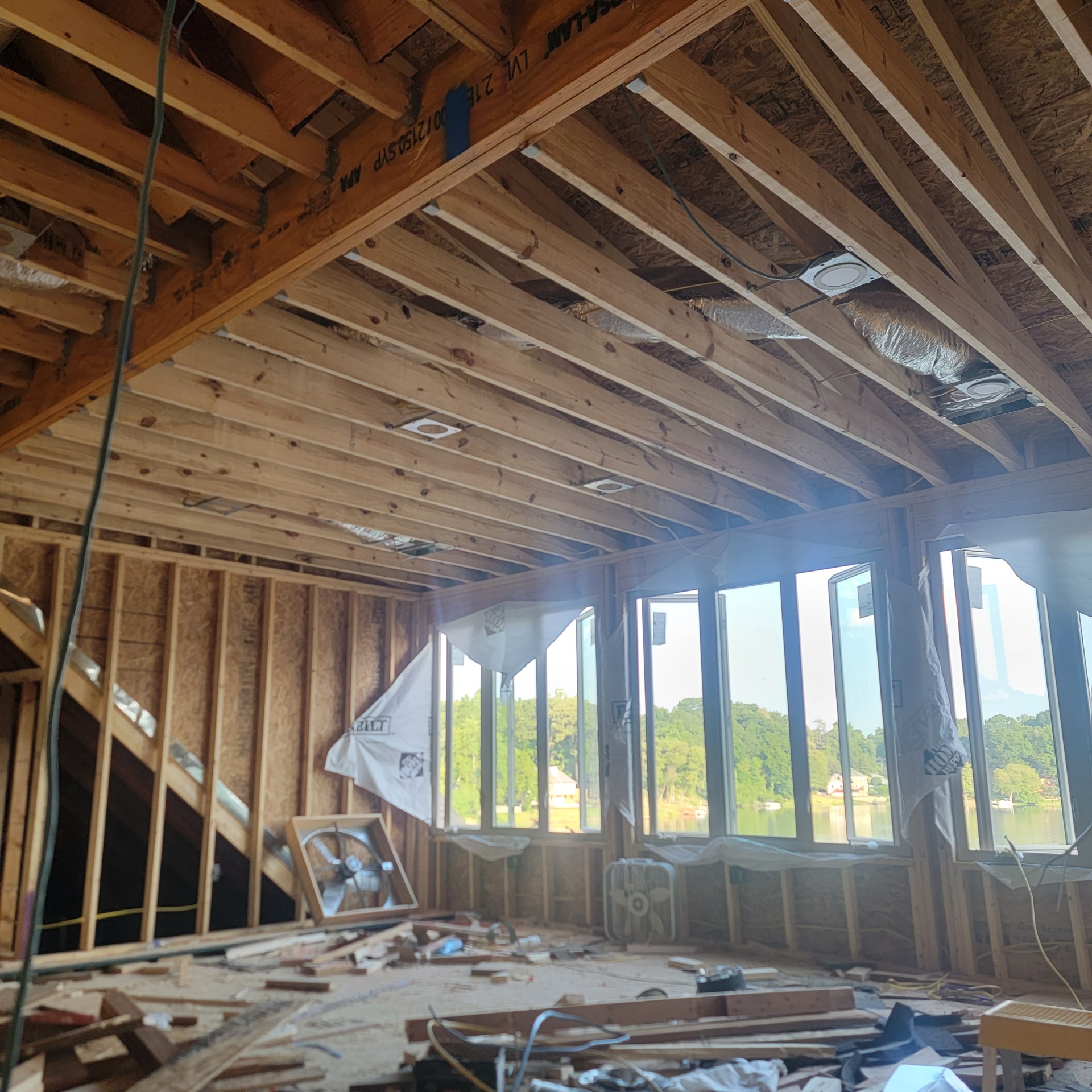 New Construction Electrical Rough-In Wiring