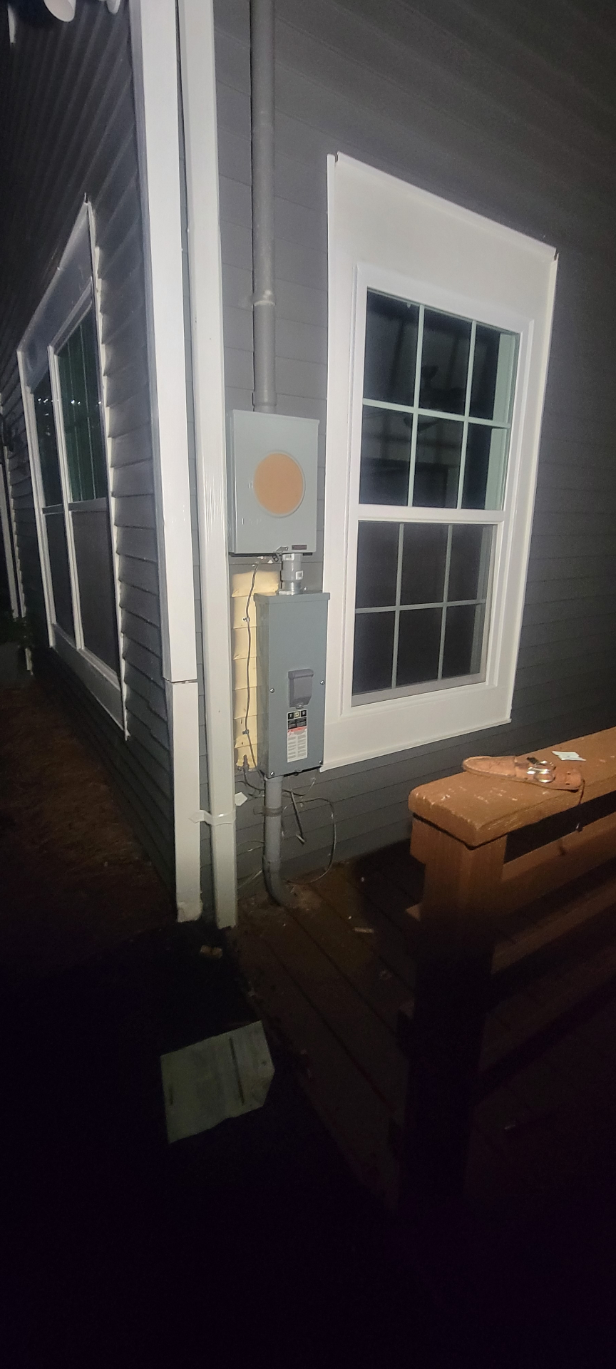 Exterior Electrical Panel Installation