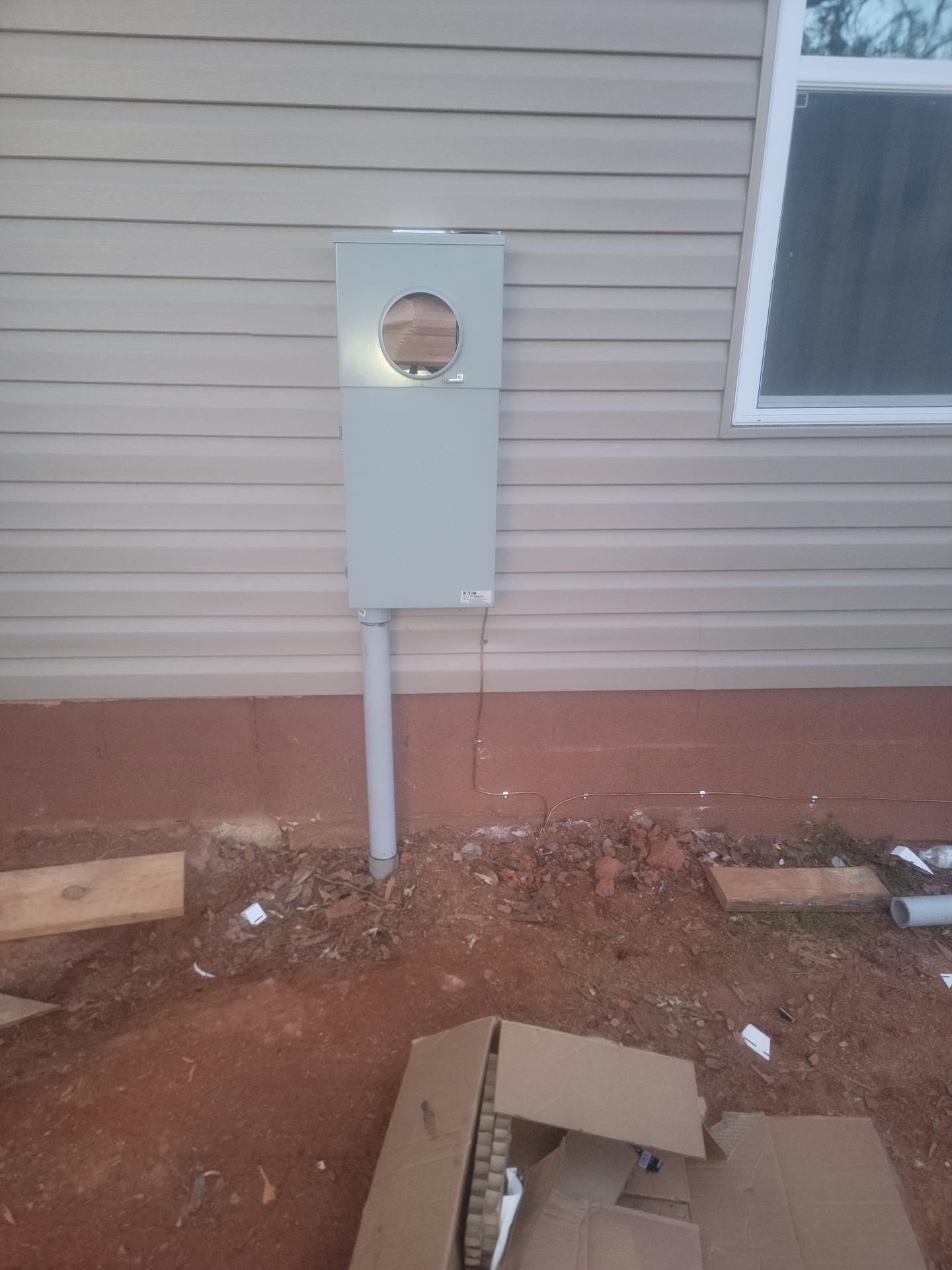 Residential Electrical Service Meter Setup
