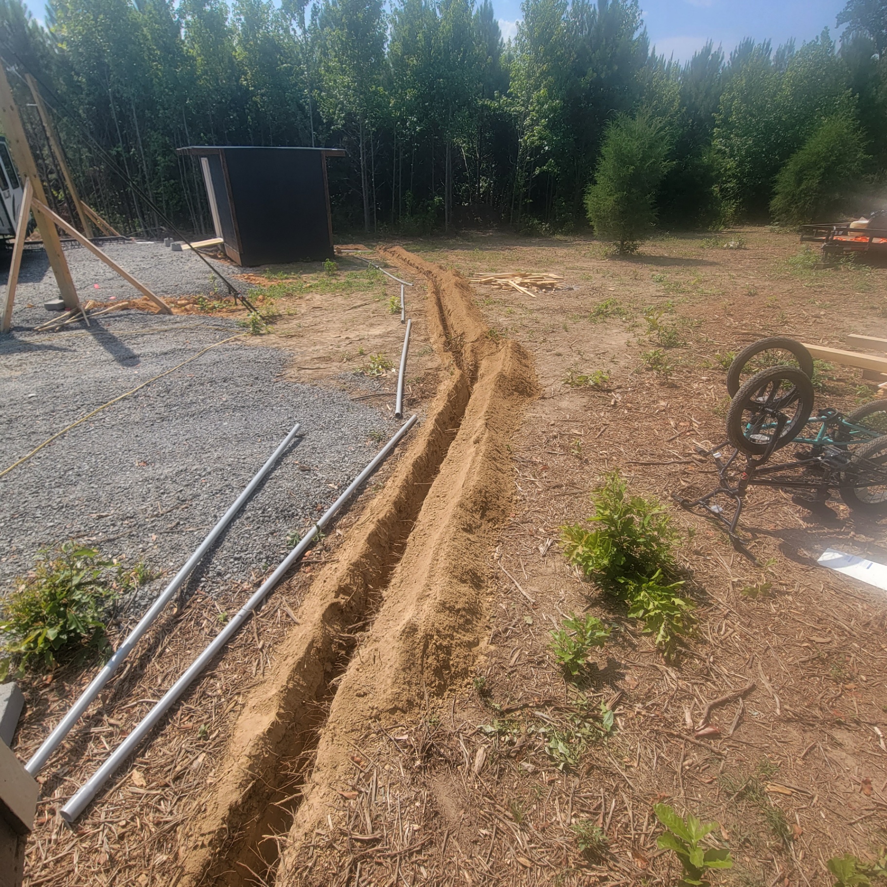 Underground Electrical Service Installation