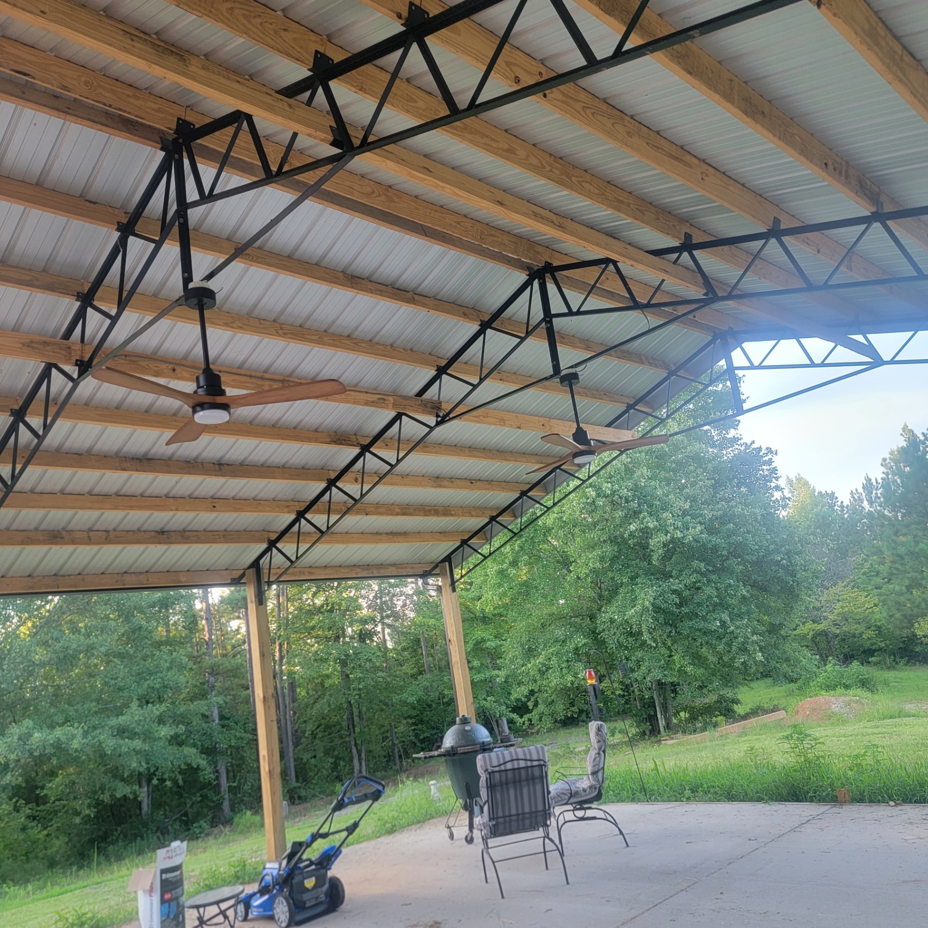 Covered Patio Ceiling Fan Installation