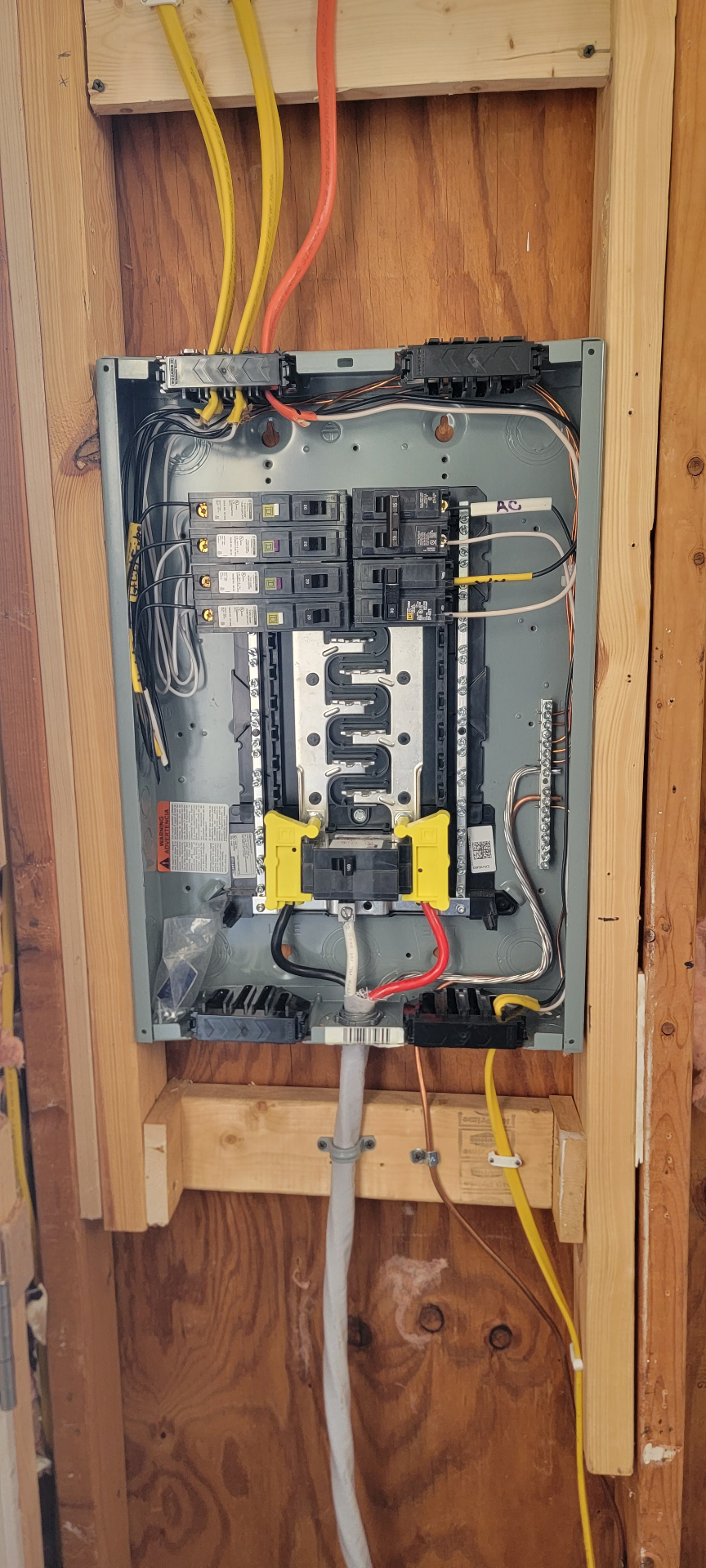 New Construction Electrical Panel Installation